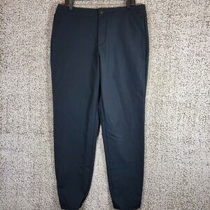 Banana Republic Motion Tech Mens Black Hybrid Jogger Pants Size 36 Stretch